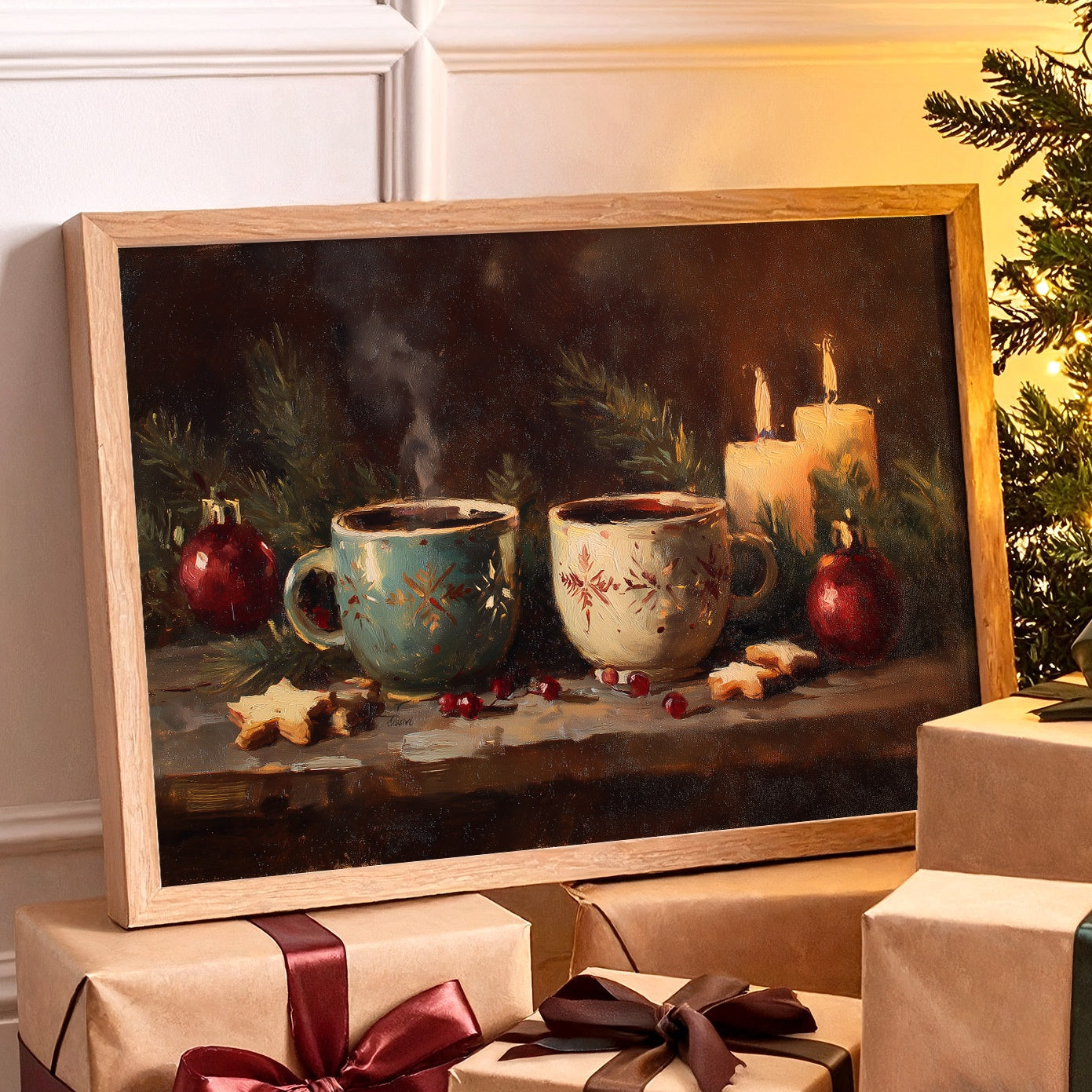 Two Mugs Wait For December's Return