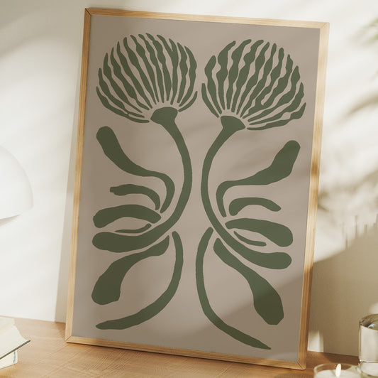 Sage Blooms Dance In Symmetry