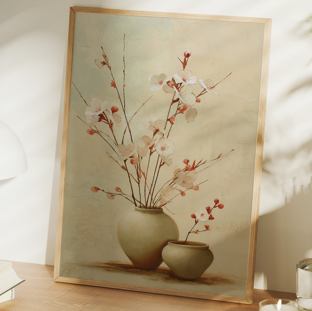 Cherry Blossoms Find Earthen Home