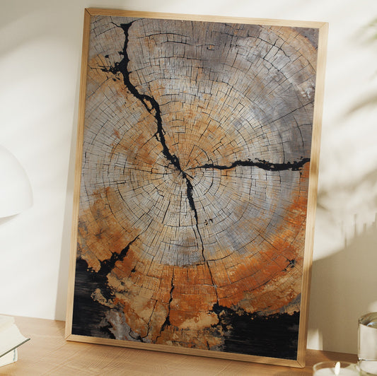 Time Circles Through Ancient Wood