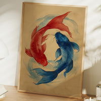 Koi Circle Their Ancient Dance