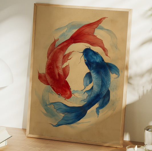 Koi Circle Their Ancient Dance