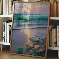 Sea Glass Catches The Rising Sun