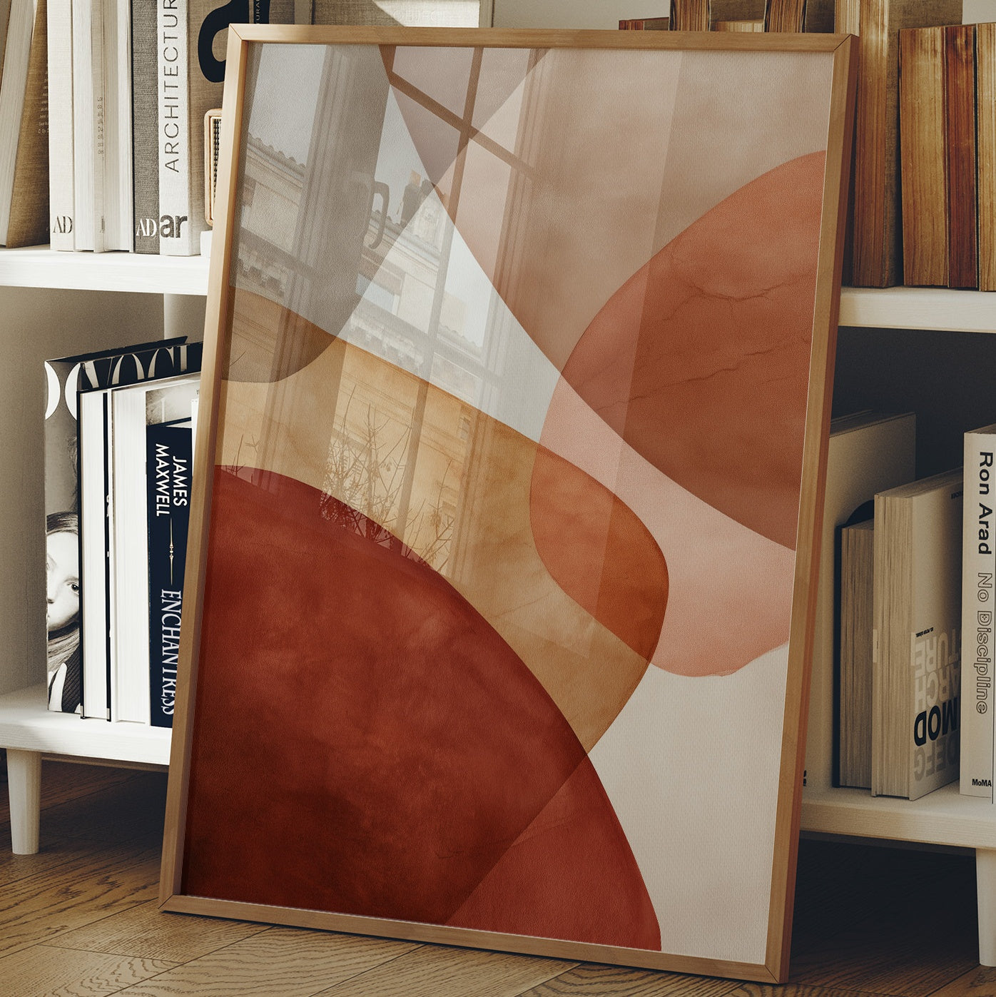 Terracotta Curves Meet City Light