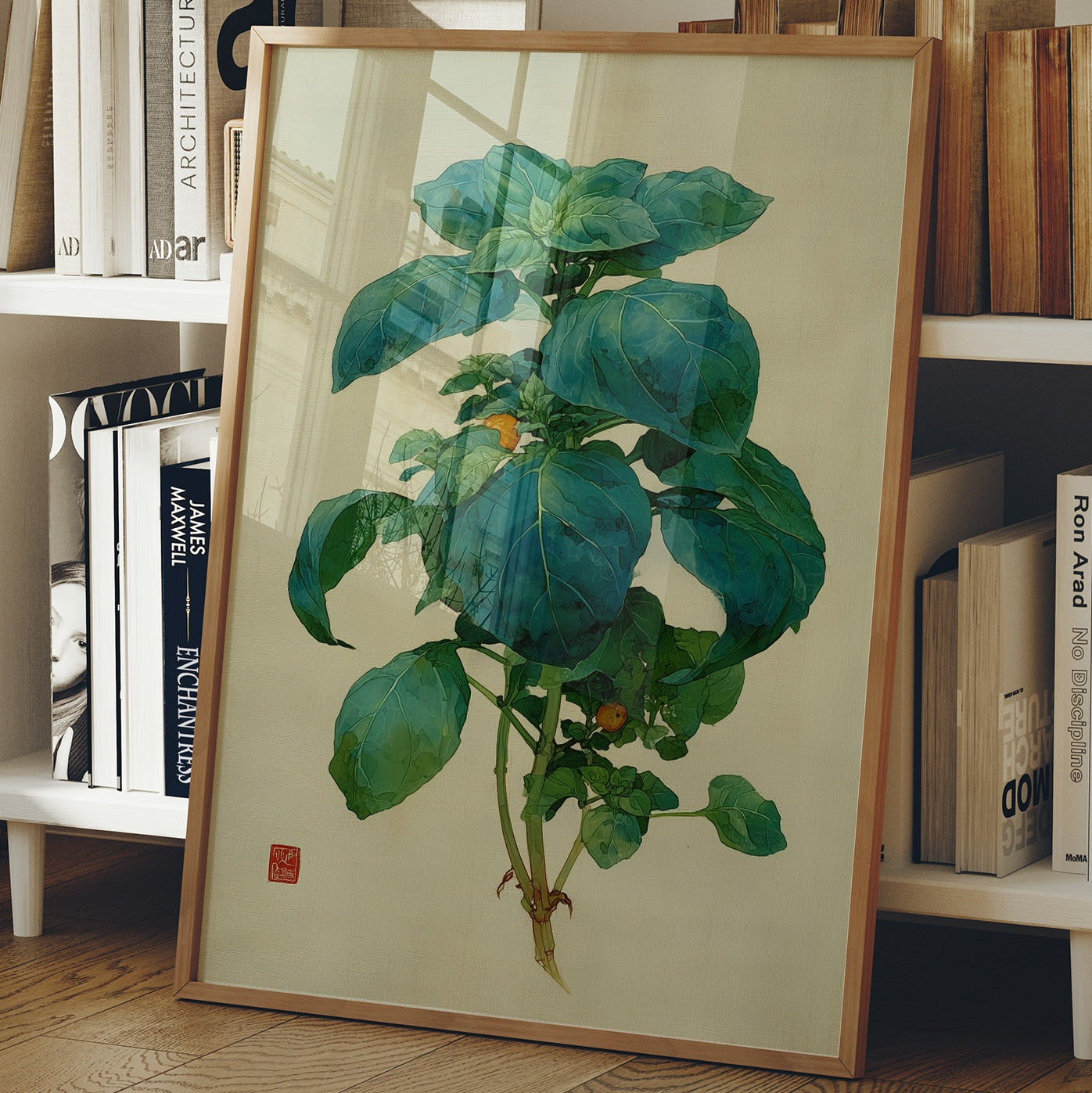 Basil Leaves Dance In Morning Light