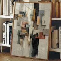 Sunlit Corner Bar Meets Abstract Dawn