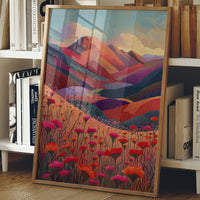 Poppies Dance Through Mountain Dreams