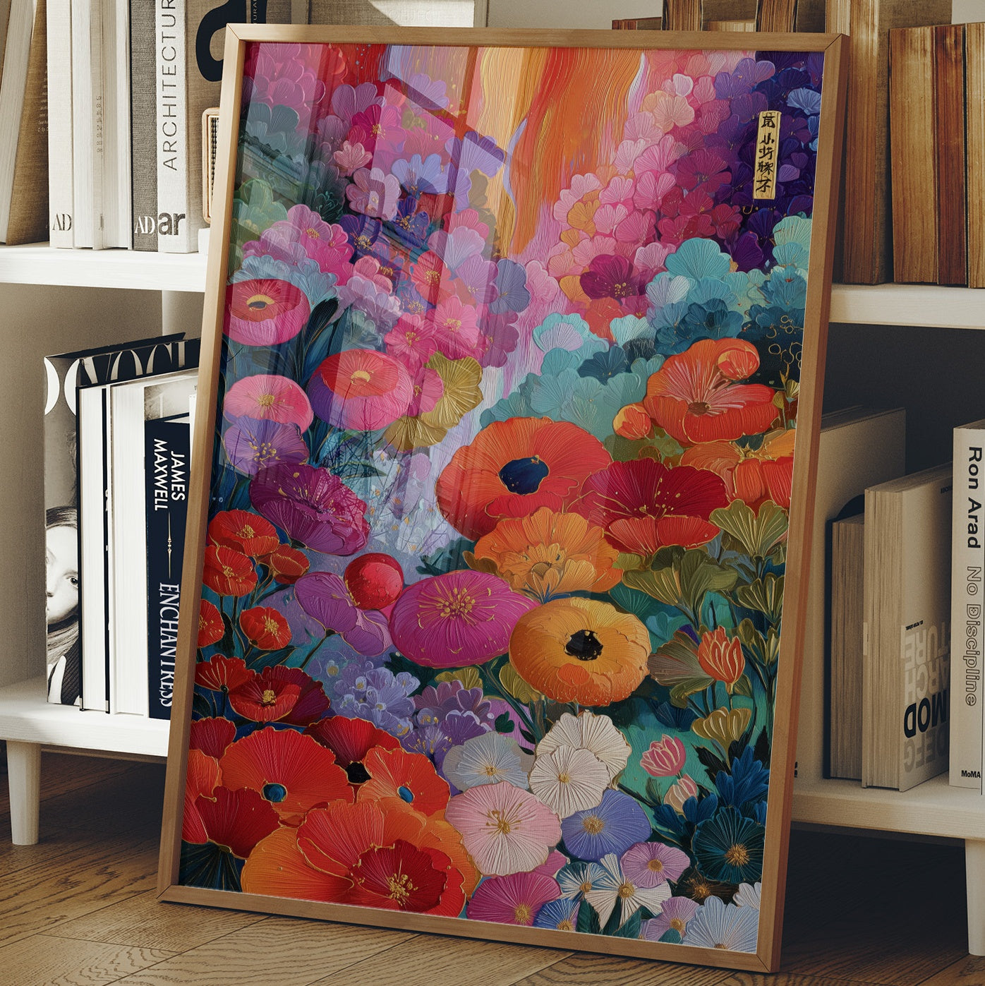 Poppies Dance In Twilight's Glow