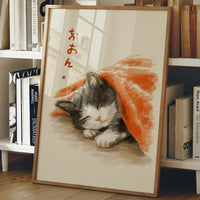 Sleepy Kitten's Japanese Afternoon Dream