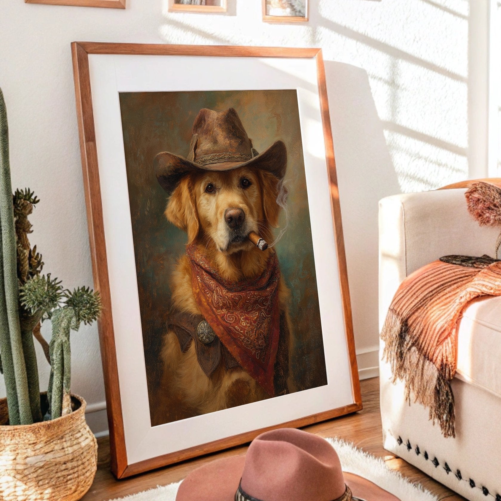 Frontier Paws With Cowboy Spirit