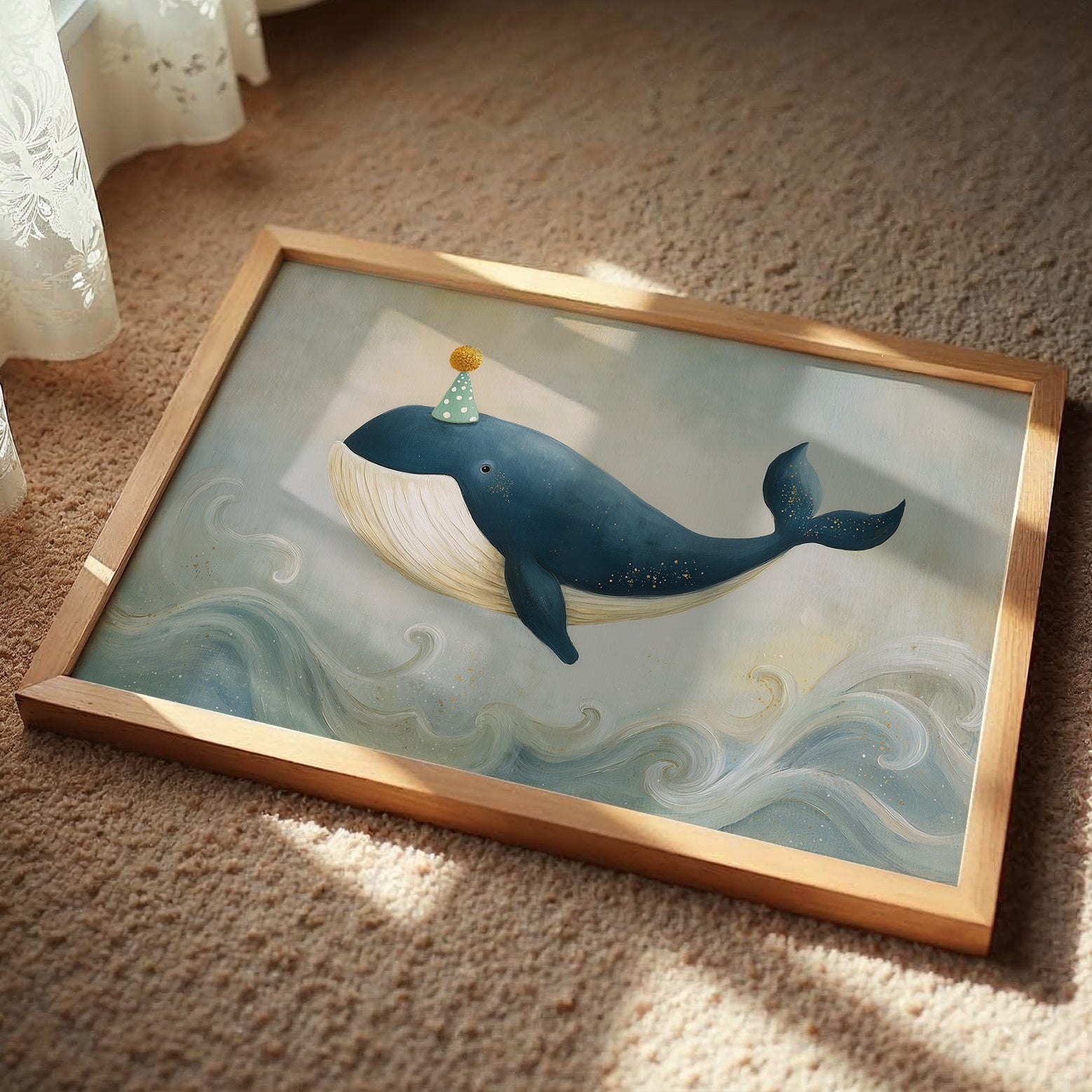 Ocean Birthday In Gentle Waves