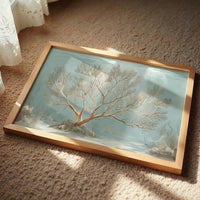 Coral Tree Beneath Azure Waters