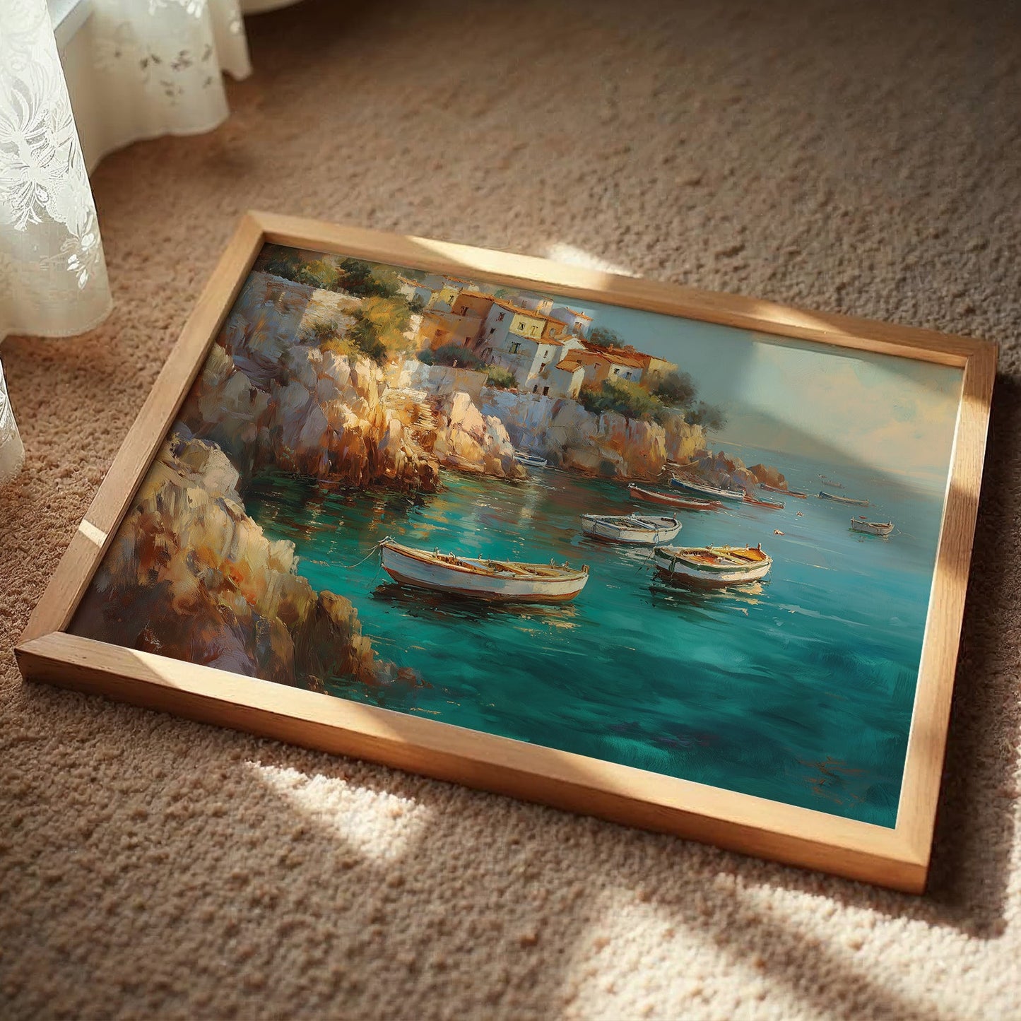 Cliffside Village Meets Azure Waters