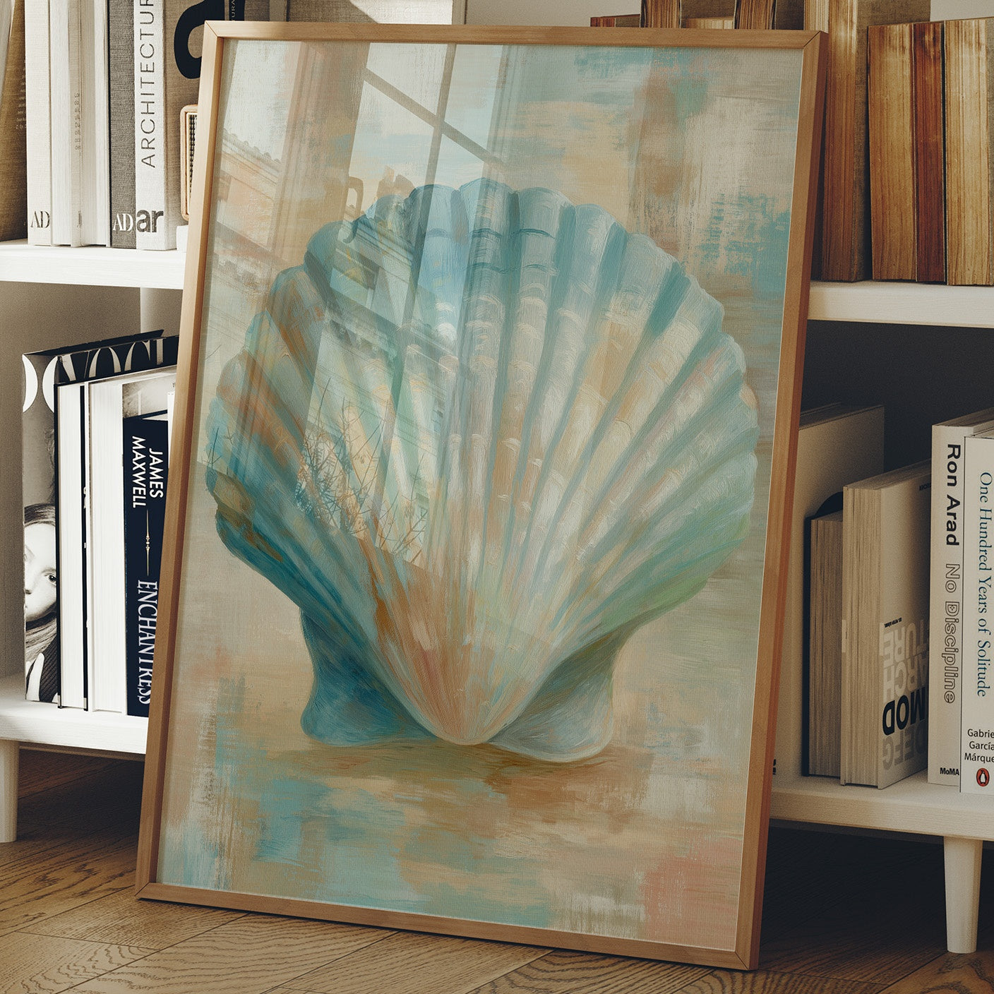 Coastal Memory In Aqua Tones