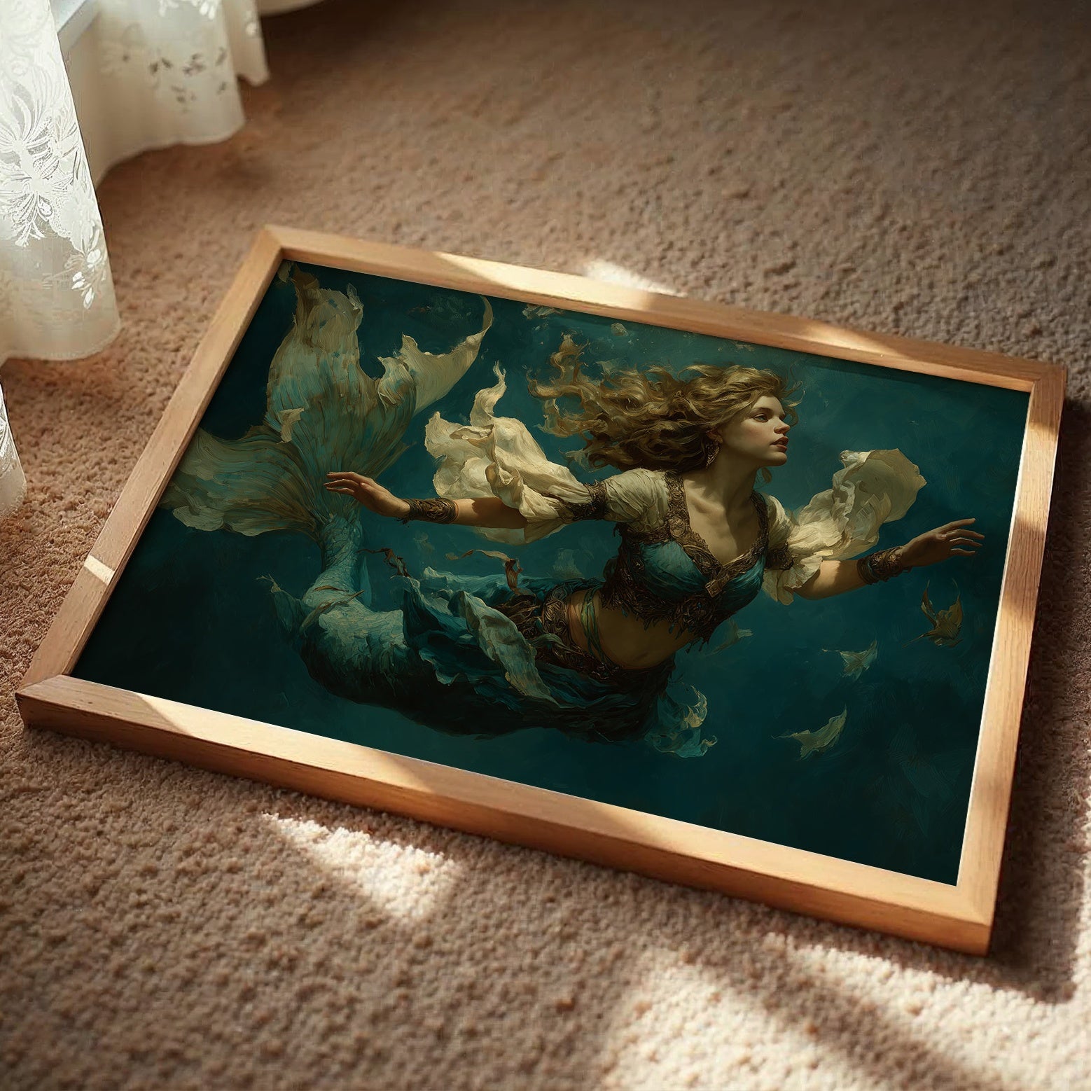 Adrift In Teal Currents