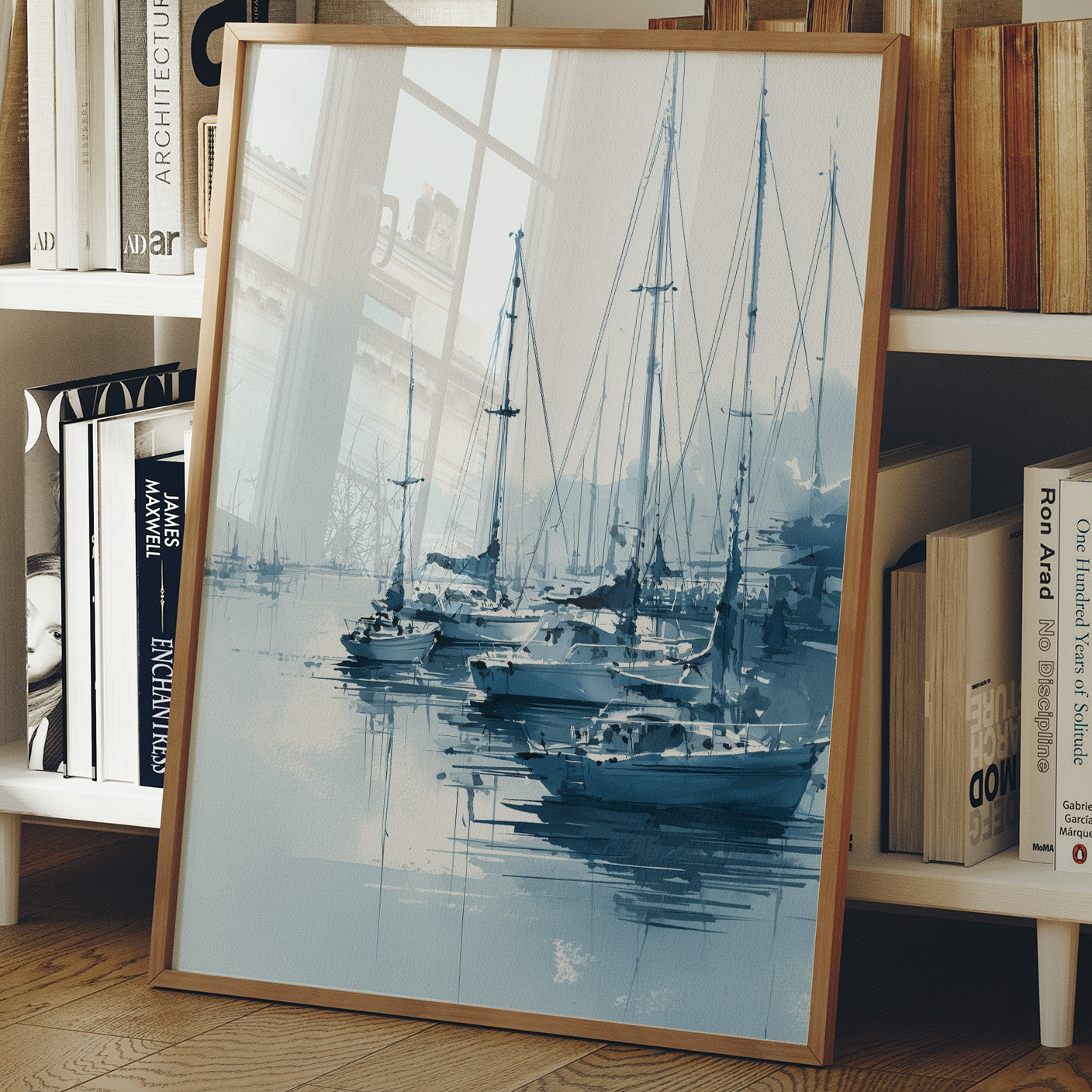 Harbor Mist On Quiet Waters