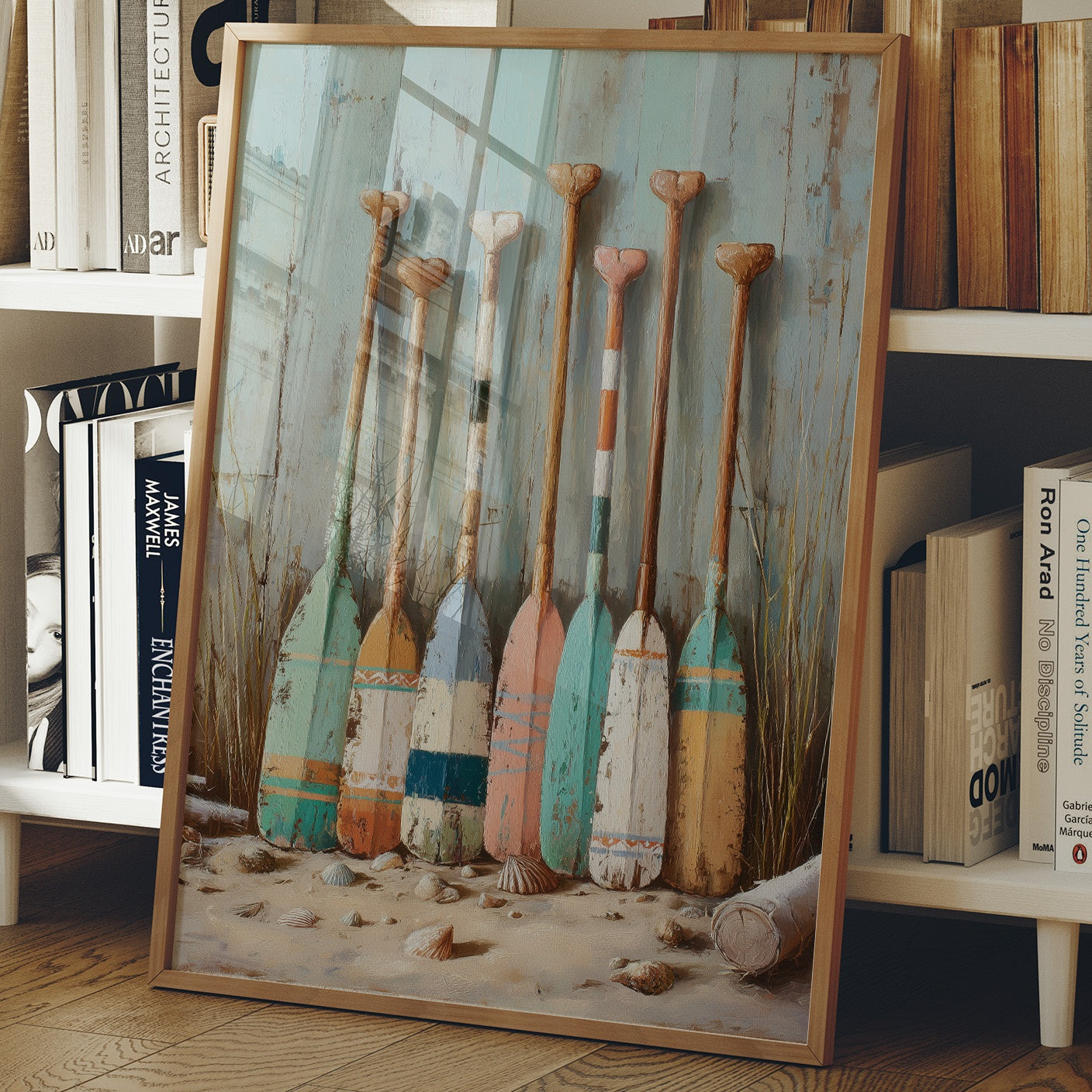 Pastel Oars Await Summer Adventures