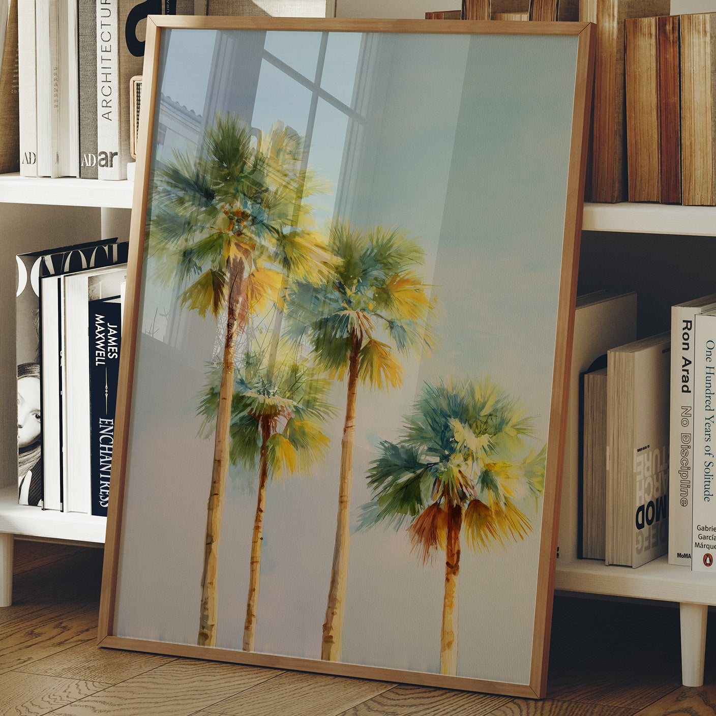 Palms Bathed In Coastal Light