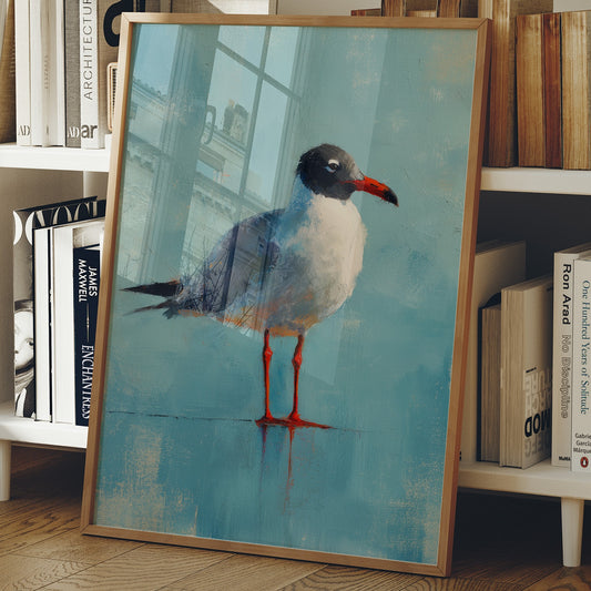 Coastal Bird On Turquoise Shores