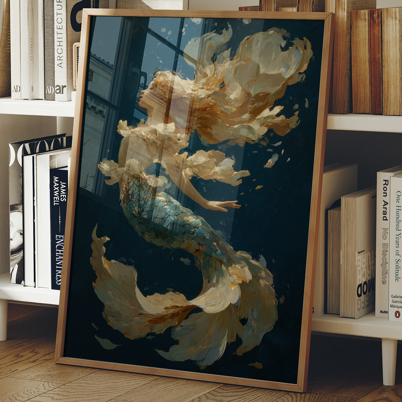 Seafoam Dances Through Teal Depths