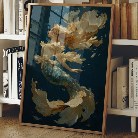 Seafoam Dances Through Teal Depths