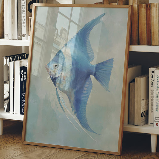 Azure Fins In Morning Light