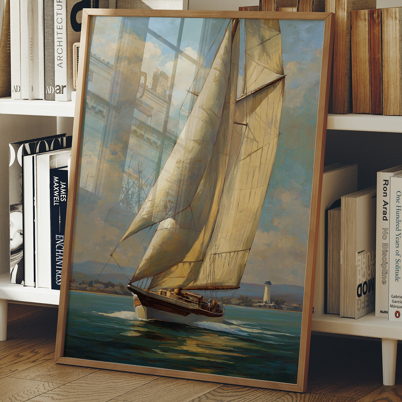 Sails Catch Afternoon's Golden Promise