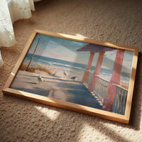 Pink Porch Meets Ocean Tides