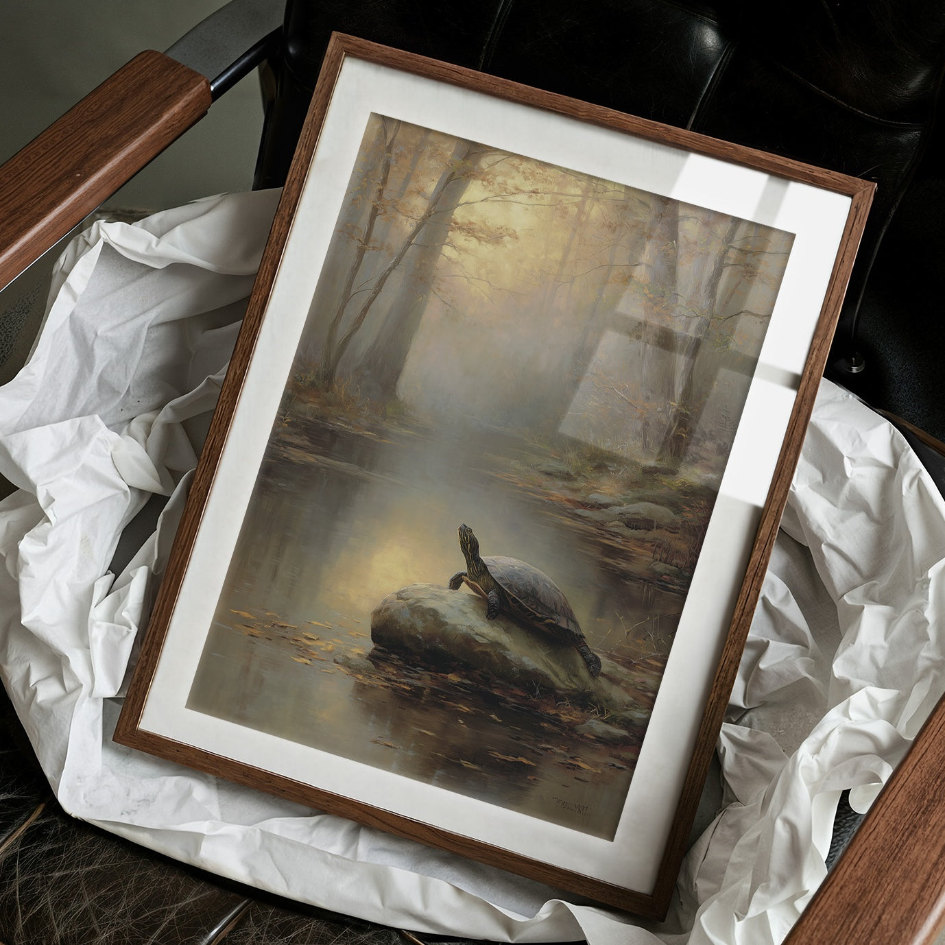 Solitude Bathes in Golden Mist