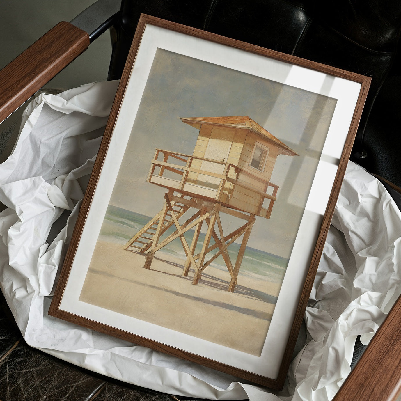 Shoreline Guardian Stands Solitary