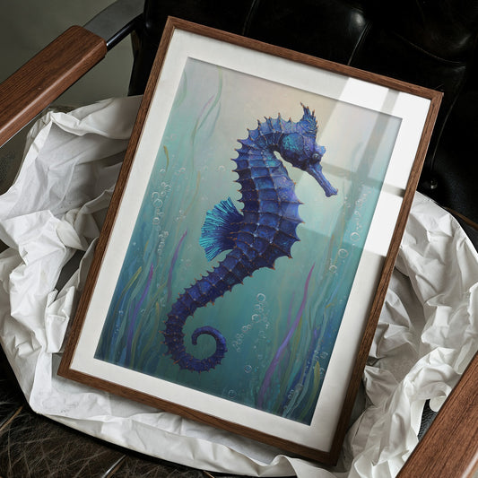 Indigo Guardian of Aquatic Secrets