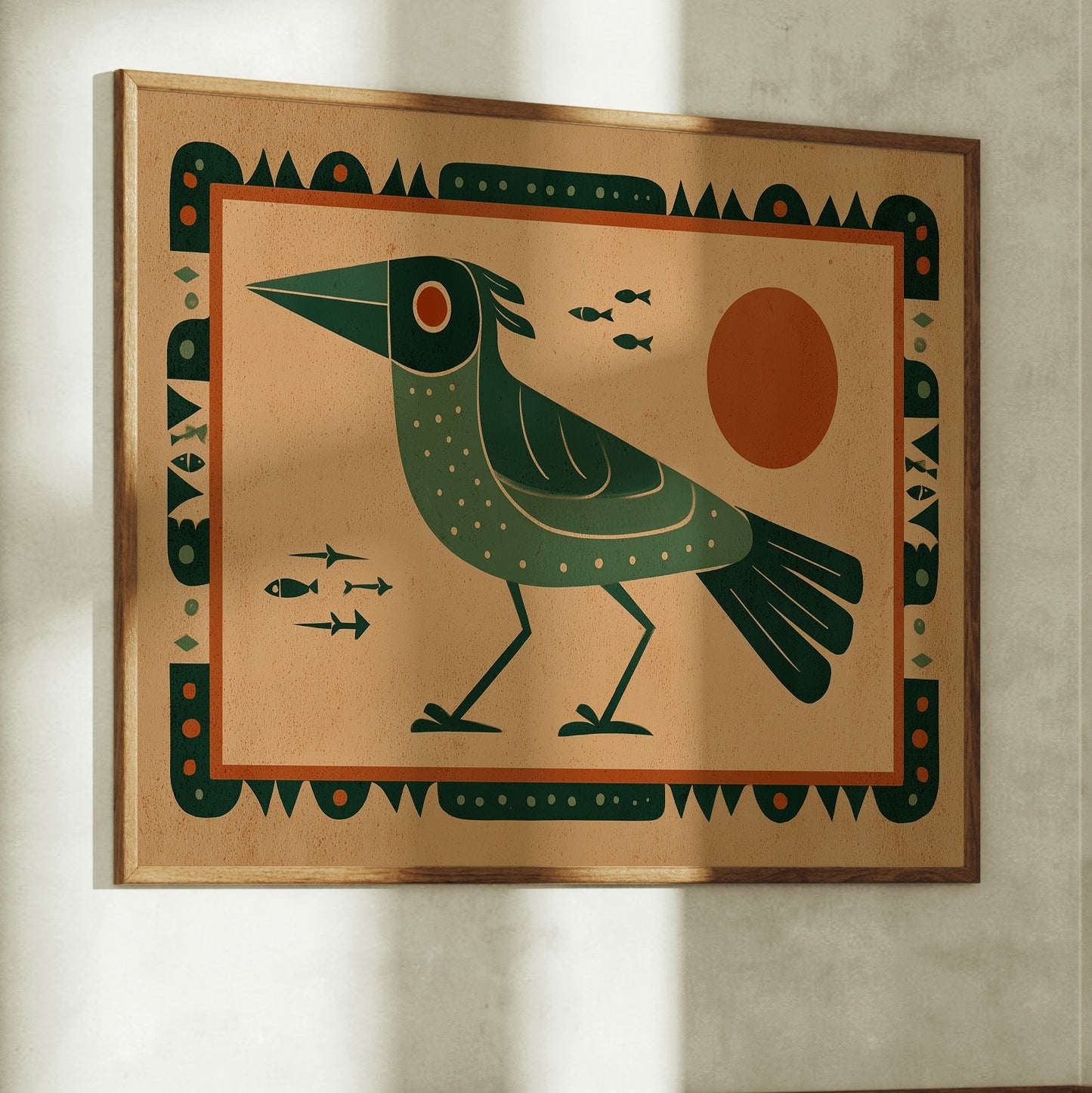 Emerald Watcher Guards Ancient Waters