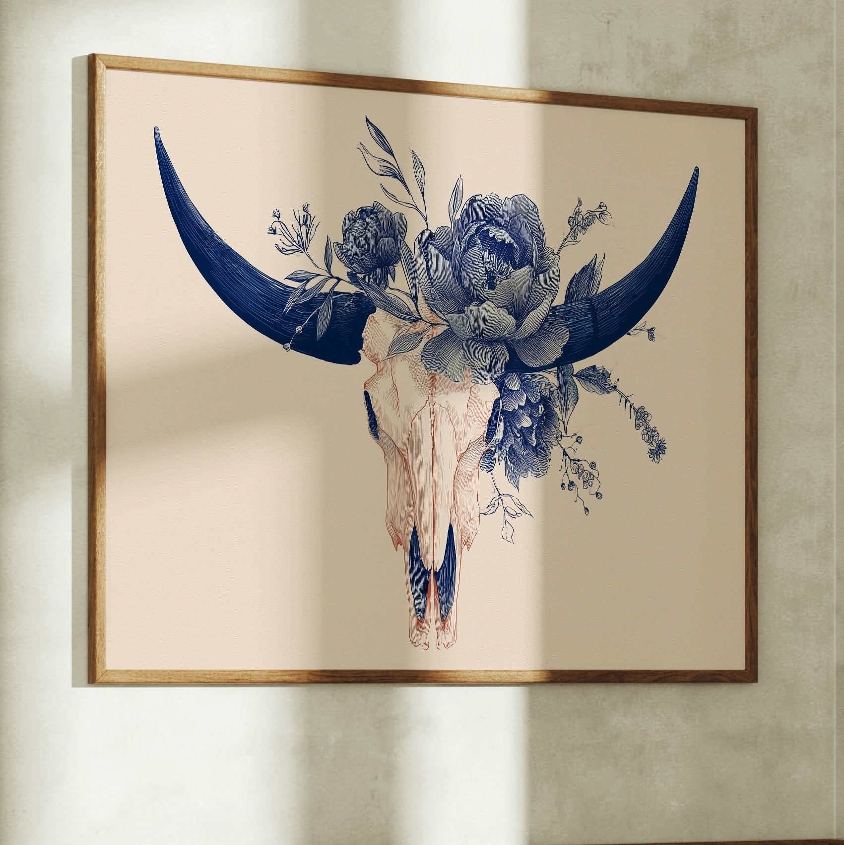 Indigo Blooms Upon Desert Remains