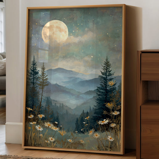 Celestial Lullaby Over Misty Valleys