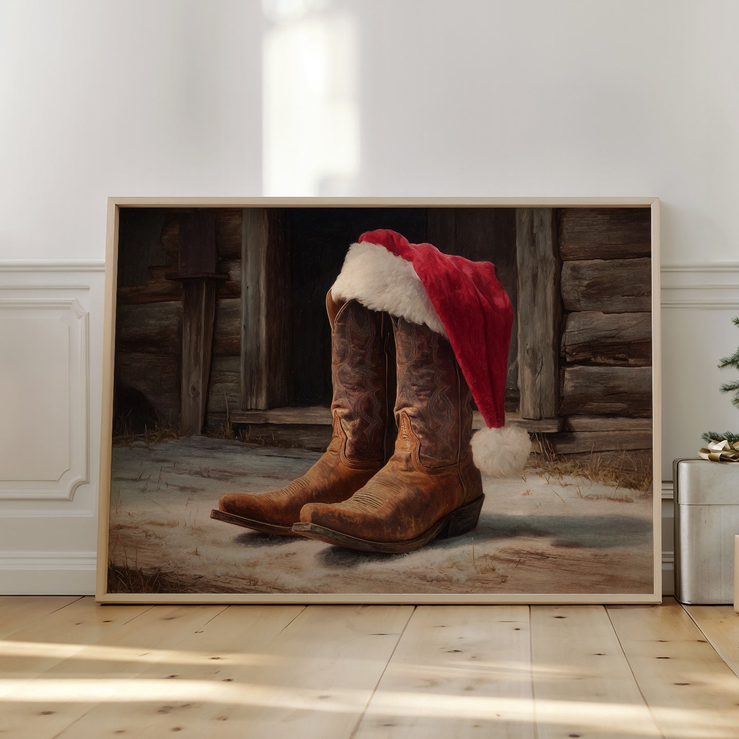 Rustic Holiday: Cowboy Boots Meet Christmas Spirit