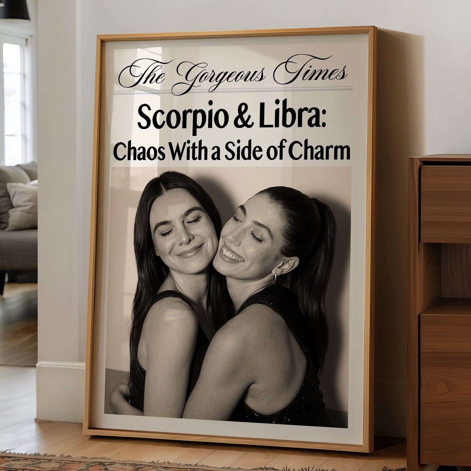 Celestial Harmony: Vintage Magazine Aesthetics