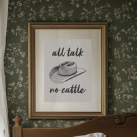 Cowboy Wisdom On Cream Canvas