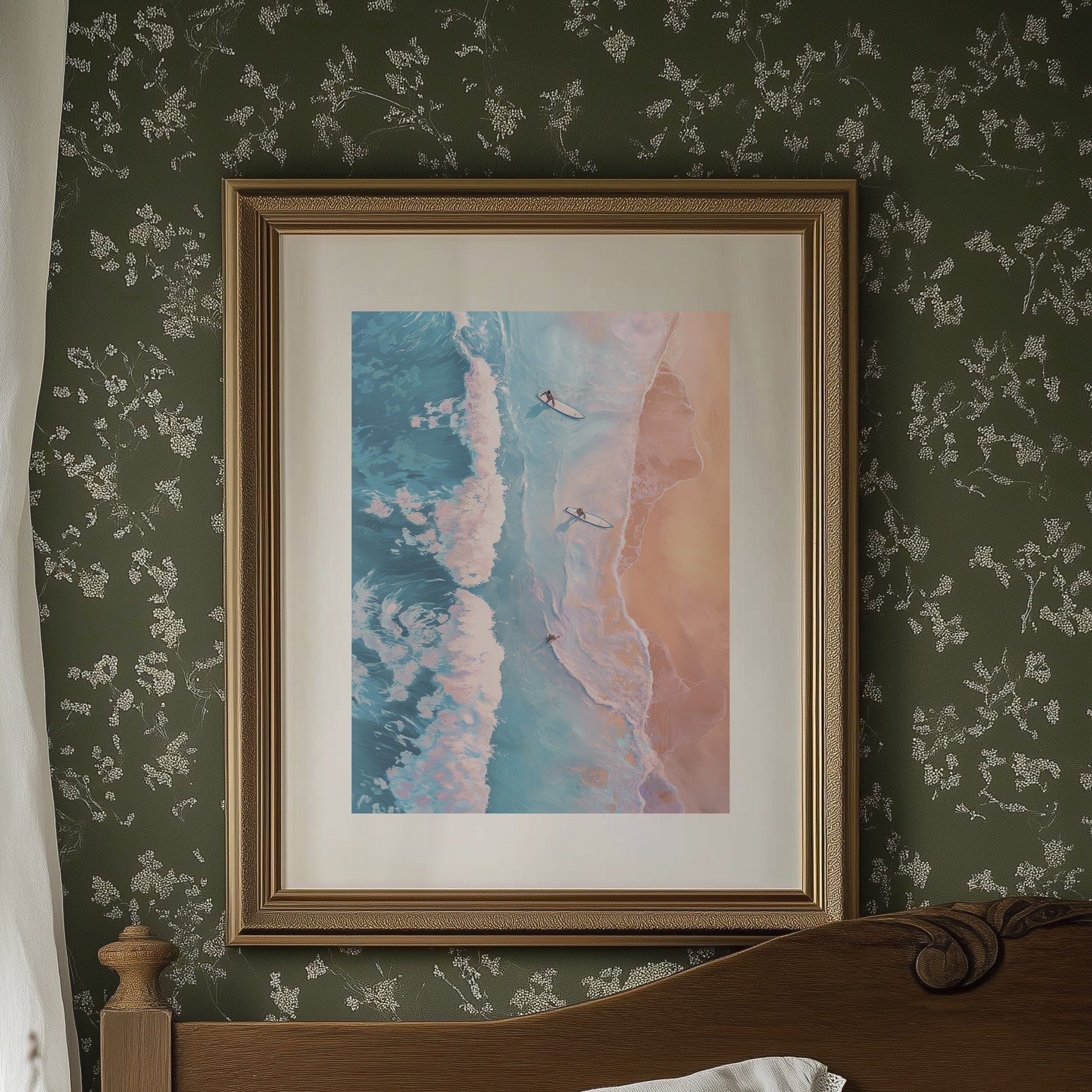 Surfers Chase Coral Tides