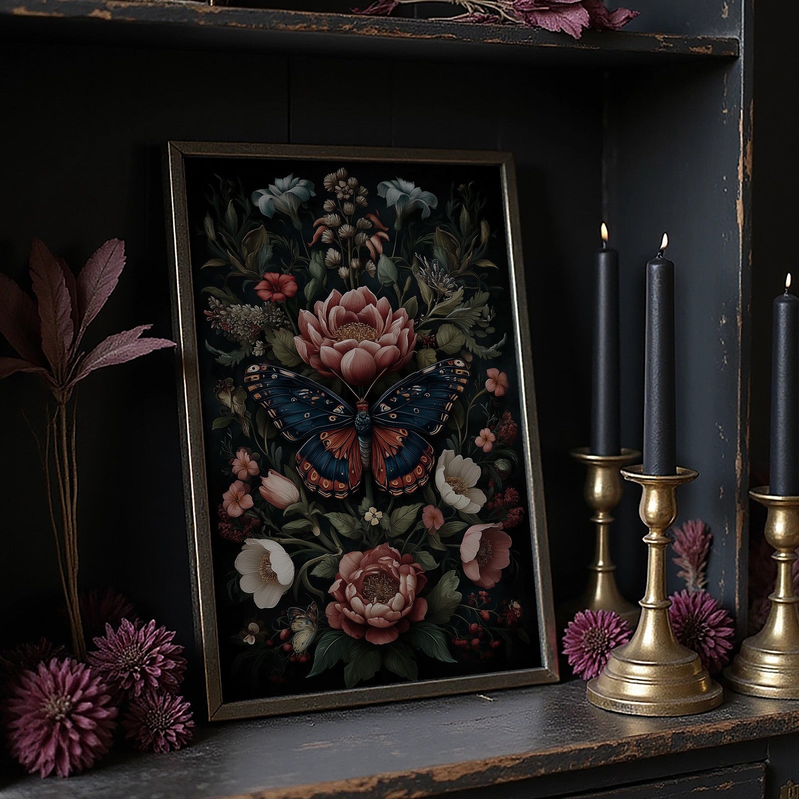 Midnight Blooms Await The Traveler