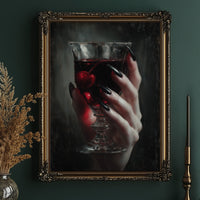 Crimson Secrets In Crystal Glass