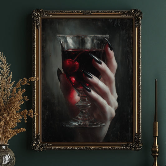 Crimson Secrets In Crystal Glass