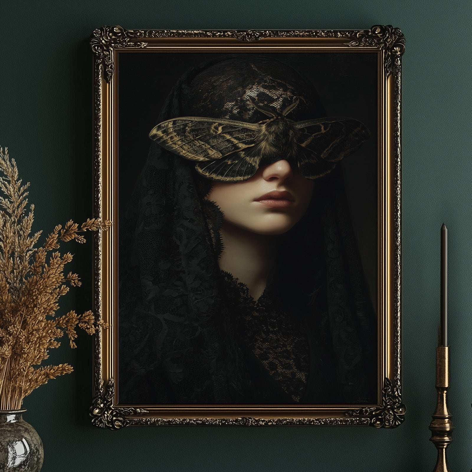 Moth Wings Mask Midnight Secrets