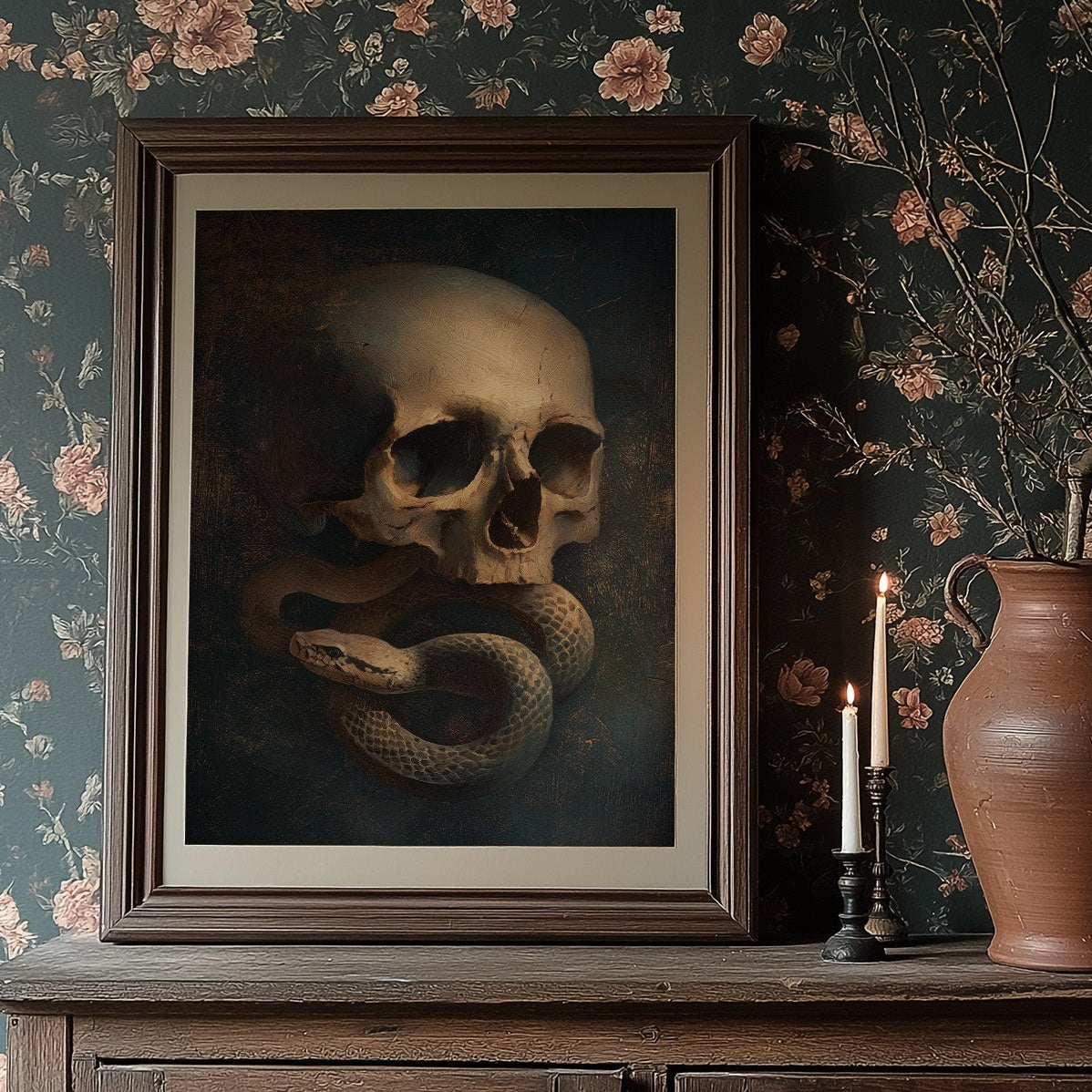 Serpent Coils Through Ancient Bone