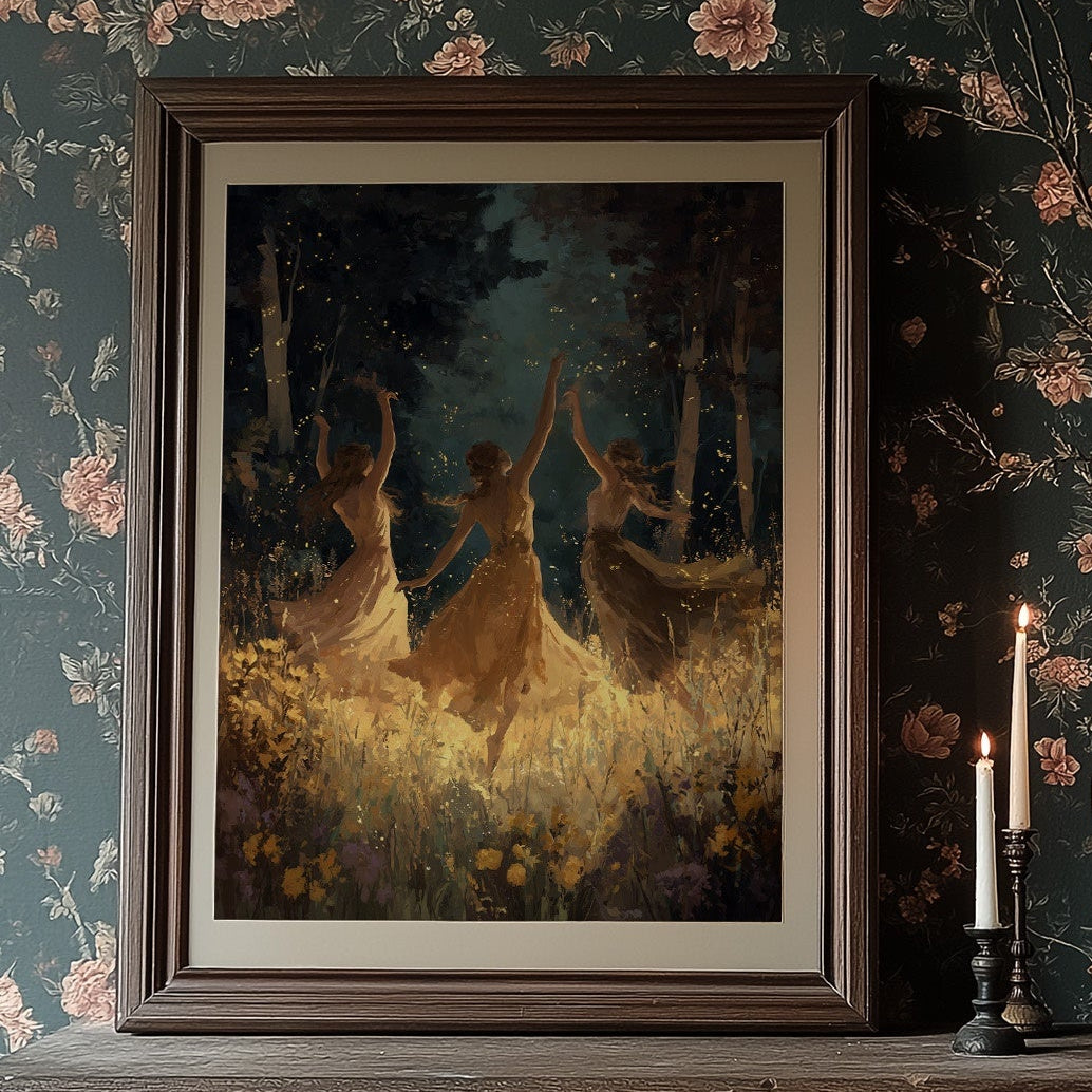 Forest Revelers Catch Twilight Magic
