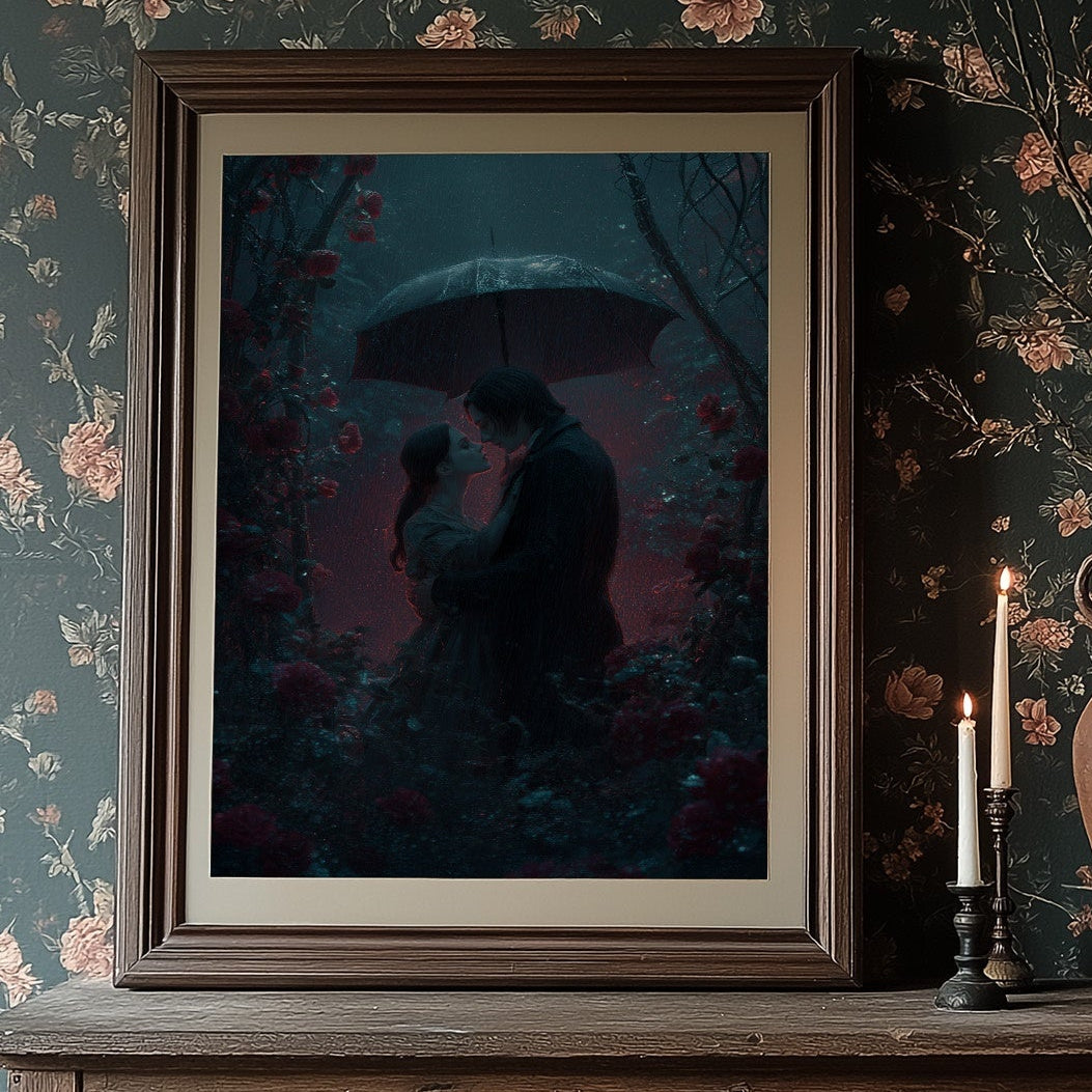 Roses Bloom Through Midnight Rain