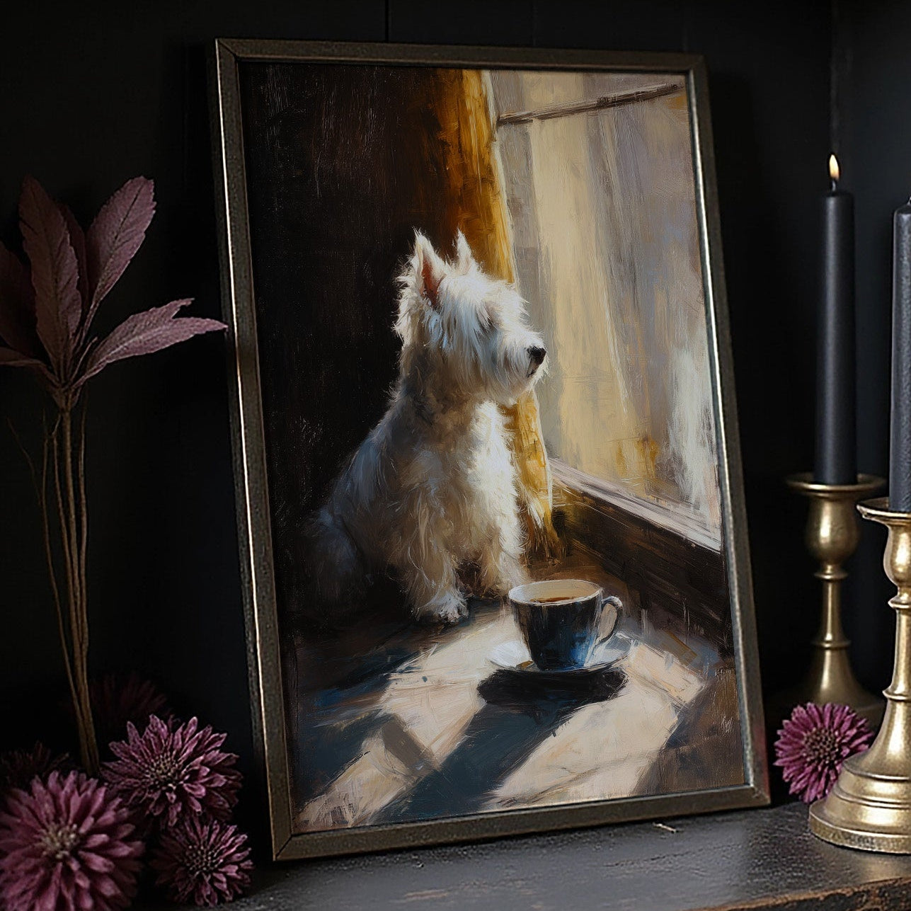 Afternoon Pause With Loyal Companion