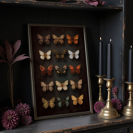 Amber Wings Against Midnight Walls