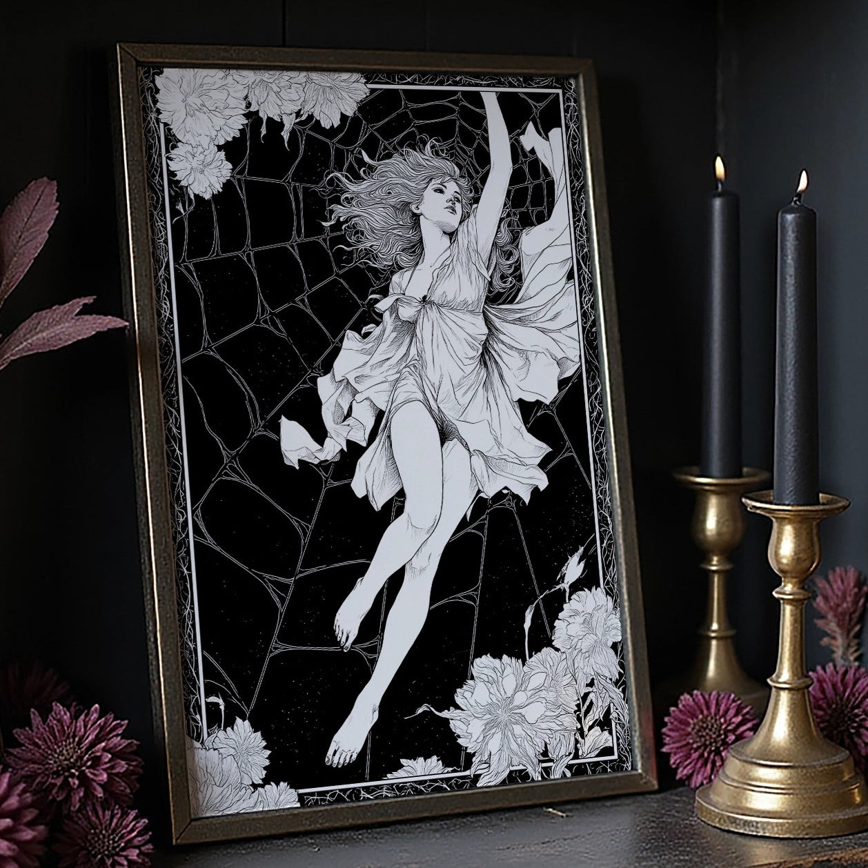 She Dances Between Silk Threads