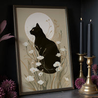 Midnight Blooms Under Moonlight