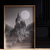 Castle Beneath Midnight's Glow